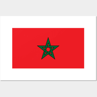 Moroccan Flag Posters and Art